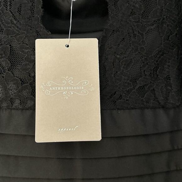 Anthropologie Odille Black Lace Slip Dress Women's 8 Vintage-Inspired Whimsigoth - Picture 5 of 6